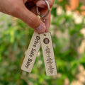 Personalized Style Couple Keychain