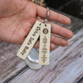 Personalized Style Couple Keychain