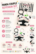 His & Hers Matching Couple Keychain