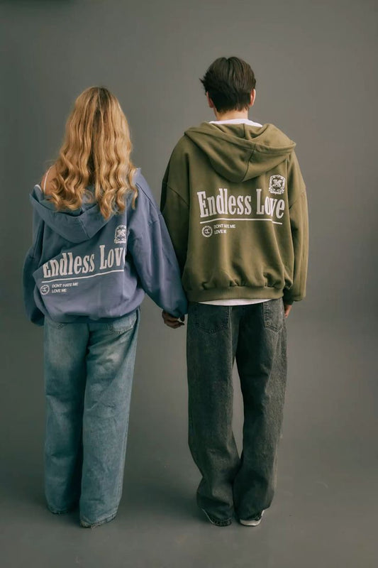 Personalized Trending Couple Hoodie – Custom Printed