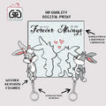 Always Together Couple Keychain