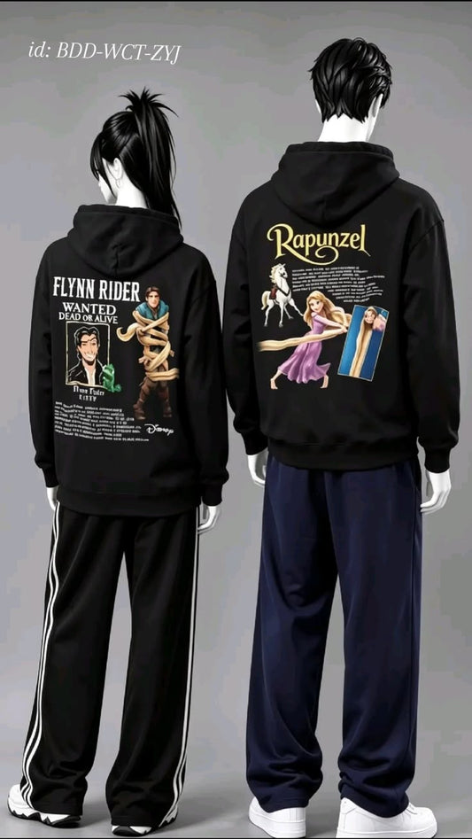 Personalized Trending Couple Hoodie – Custom Printed