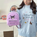 Cute Plush Mini Backpack for Girls – Hello Kitty, Kuromi & My Melody Soft Furry Kawaii Bagpack