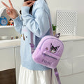 Cute Plush Mini Backpack for Girls – Hello Kitty, Kuromi & My Melody Soft Furry Kawaii Bagpack