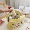 Shinchan Cartoon Cosmetic Pouch | Cute Kawaii Multipurpose Makeup & Stationery Storage Bag (Random Design)