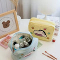 Shinchan Cartoon Cosmetic Pouch | Cute Kawaii Multipurpose Makeup & Stationery Storage Bag (Random Design)