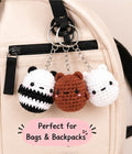 Love Knot Couple Keychain