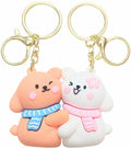 Cute Hearts Matching Keychain