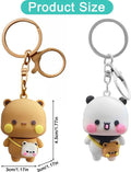 Heart to Heart Couple Keychain