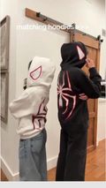 Spider Man Couple Matching Hoodies