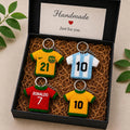 Crochet Football Jersey Keychain