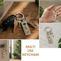 Lock & Key Couple Keychain Set