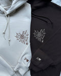 Spiderman Web heart Couple Hoodie