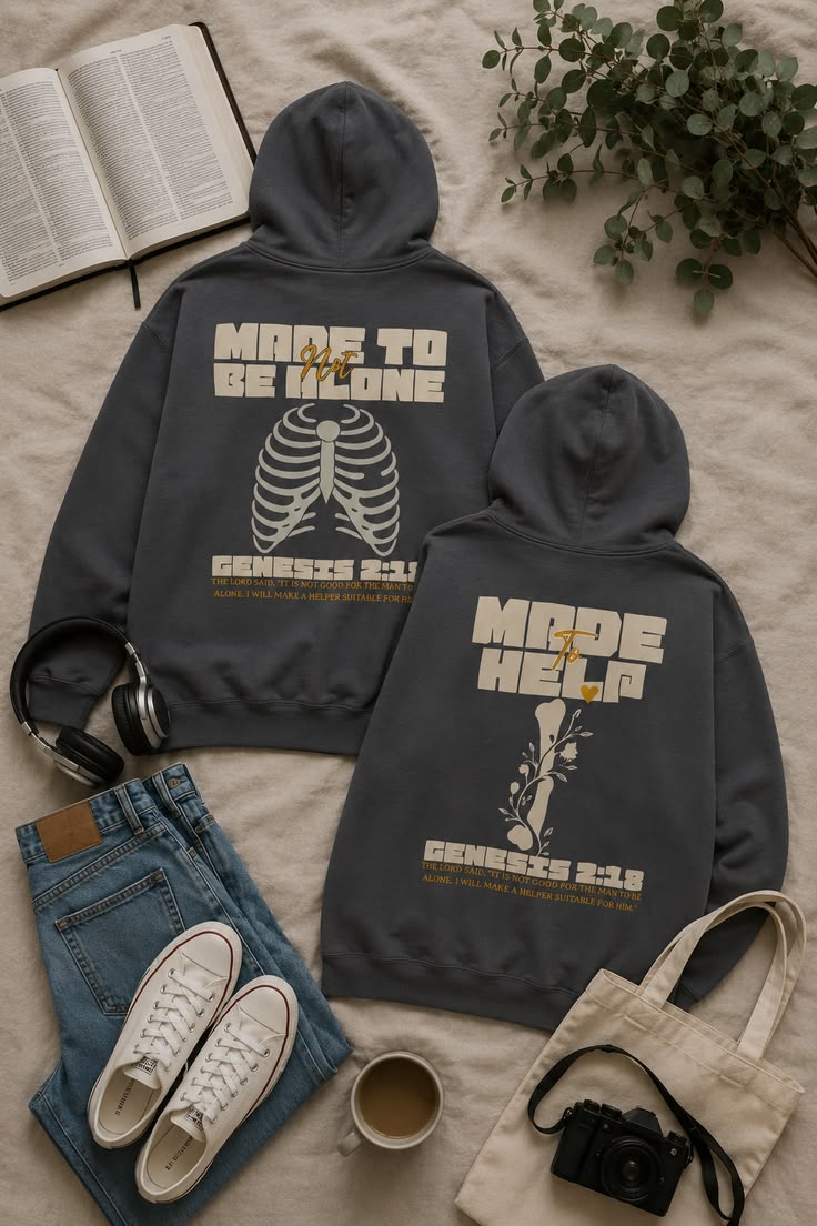 Unique Design Couple Hoodies