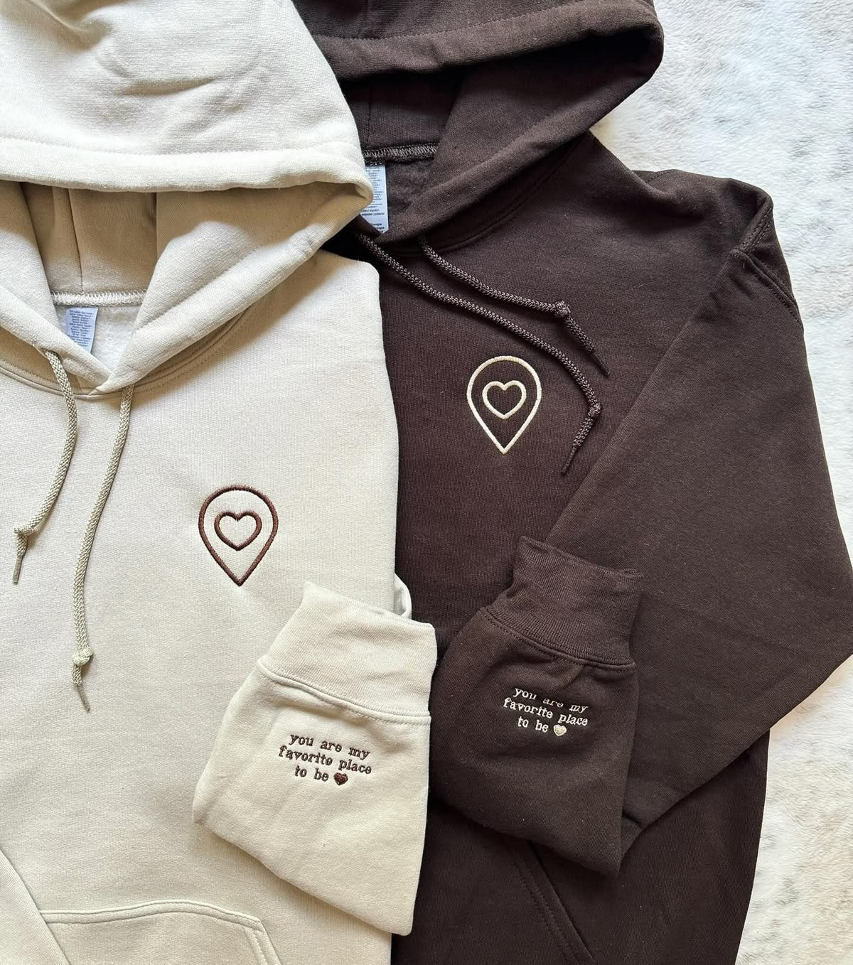 You Are My Favorite Place – Couple Hoodie Set