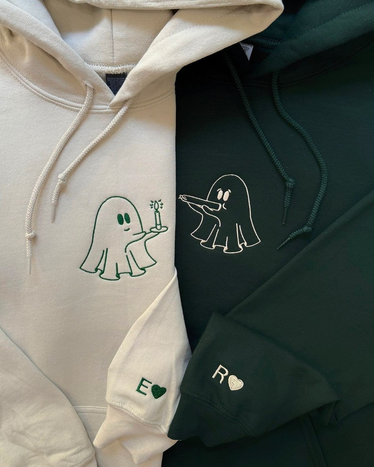 Ghostlight Love – Premium Couple Oversized Hoodies