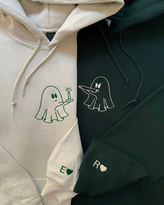 Ghostlight Love – Premium Couple Oversized Hoodies