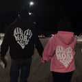 Manifest More Love - Red & White Cotton Couple Hoodies