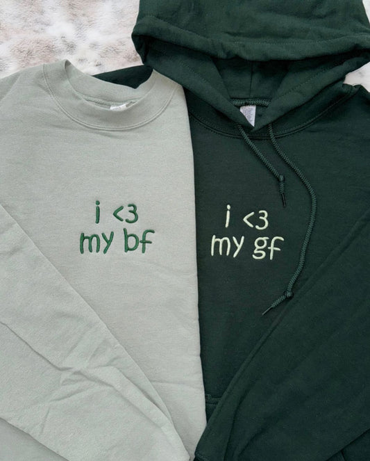 My BF × My GF – Premium Matching Couple Hoodies