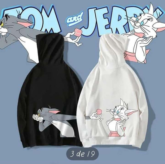 Tom & Jerry Forever” – Matching Couple Hoodies