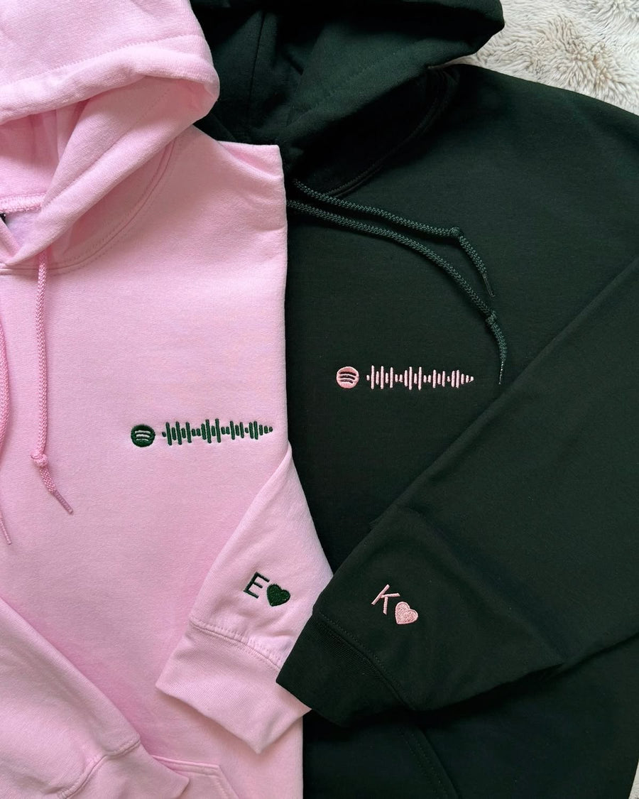Our Song, Our Story – Premium Couple Oversized Hoodies 🎧🩷