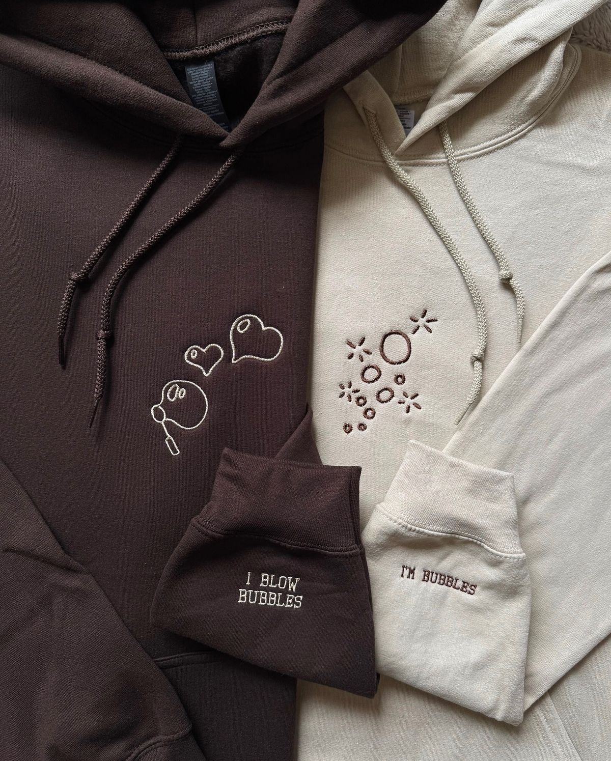 Bubble Love – Premium Couple Oversized Hoodies