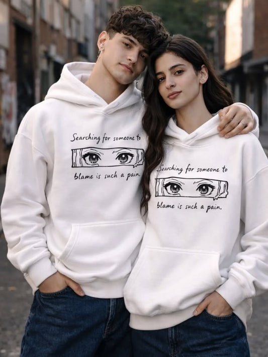 “Eyes Say It All” Couple Hoodie