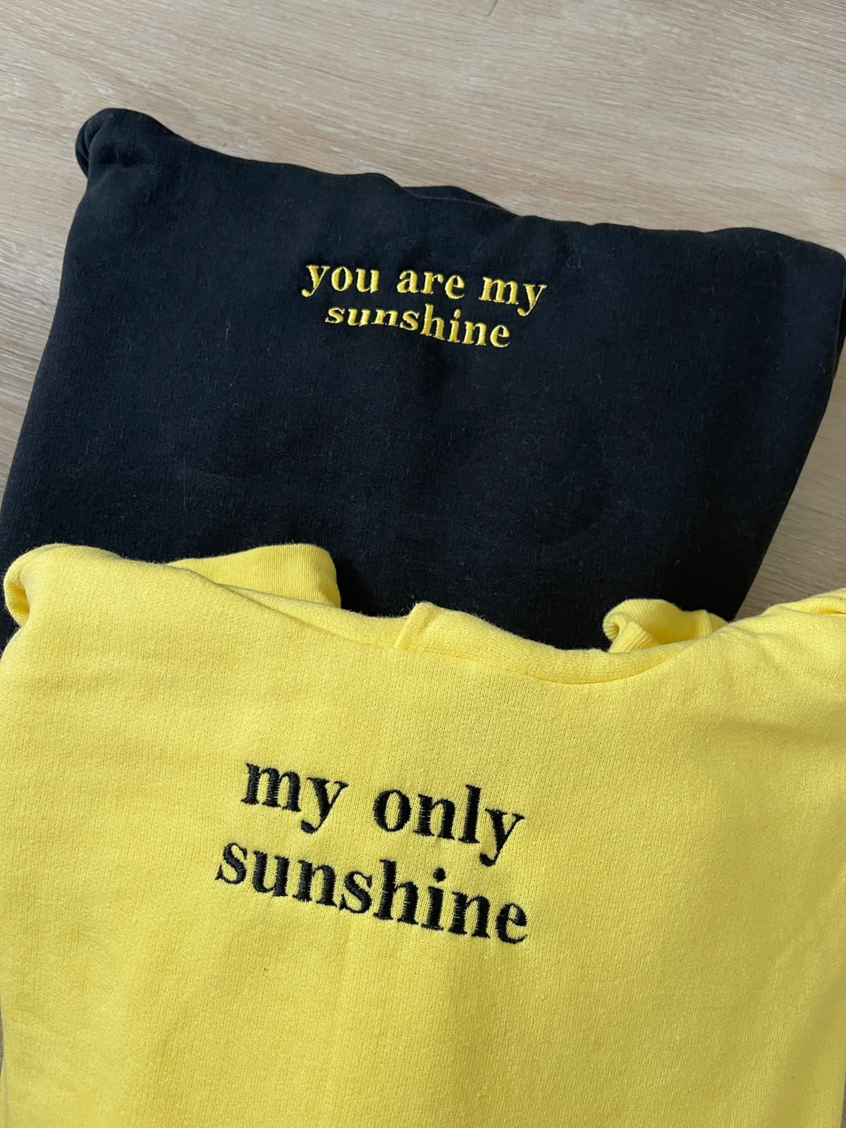 You Are My Sunshine – Premium Couple Oversized Hoodies ☀️