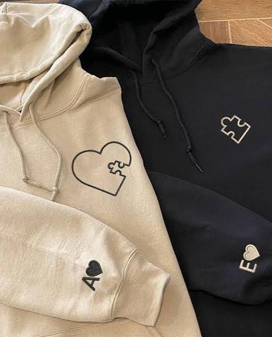 Piece of My Heart – Premium Couple Hoodie Set