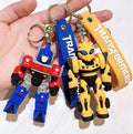 Transformer Robot 3D Rubber Keychains Bumble Bee Keyring & Quirky Bag Key Chain Key Chain